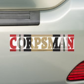 イラクの退役軍人のCorpsman CMRのバンパーステッカー バンパーステッカー (車上)