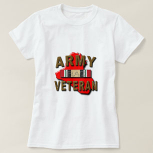 イラクの退役軍人サービスリボン、軍隊 Tシャツ