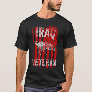イラクの退役軍人、イラクの退役軍人、軍の退役軍人 Tシャツ