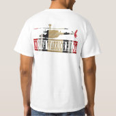 イラクの退役軍人OH-58D Kiowaの戦士のパイロットのワイシャツ Tシャツ (裏面)
