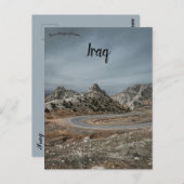 イラクの道 ポストカード (正面/裏面)