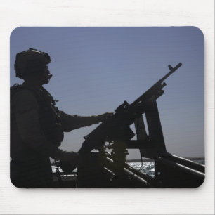 イラクのM240機関銃人を配置している技術者 マウスパッド
