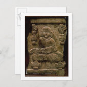 イラクまたはイランのアブバスドのプラーク、12世紀(アイボリー) ポストカード (正面/裏面)