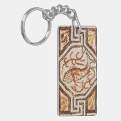 イラクサの魚モザイク キーホルダー (正面左)