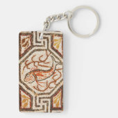 イラクサの魚モザイク キーホルダー (裏面)