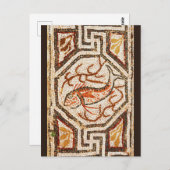 イラクサの魚モザイク ポストカード (正面/裏面)