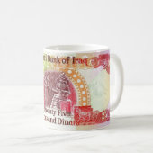 イラクディナール25,000のコーヒー・マグ-イラクのティーカップ コーヒーマグカップ (正面右)