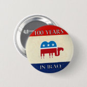 イラクボタンの100年 缶バッジ (正面&裏面)