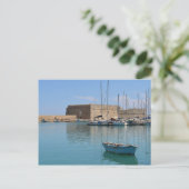 イラクリオンクレタハーバーフォートポストカード ポストカード (スタンド正面)