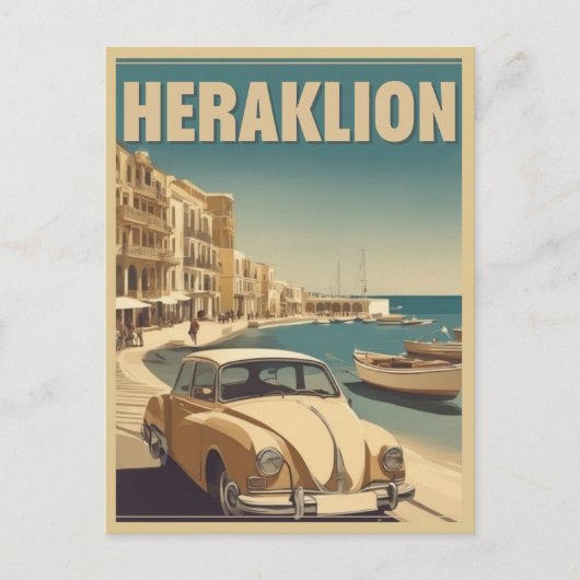 イラクリオン ギリシャ クレタ島 旅行 ポストカード (正面)