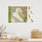 イラク事実の地図 – 1994 ポスター (キッチン)