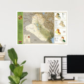 イラク事実の地図 – 1994 ポスター (ホームオフィス)