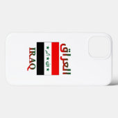 イラク国旗العراقアラビア・英語・ワードアート Case-Mate iPhoneケース (裏面 (横))