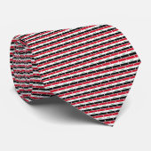 イラク国旗レンガ模様 ネクタイ (ロール)