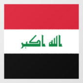 イラク国旗 ウィンドウサイン (シート)