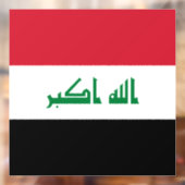 イラク国旗 ウィンドウサイン (シート2)