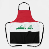 イラク国旗 エプロン (正面)