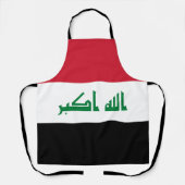 イラク国旗 エプロン (正面)