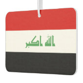 イラク国旗 カーエアーフレッシュナー (左)