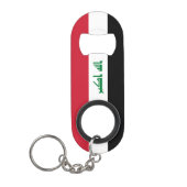 イラク国旗 キーホルダー栓抜き (正面)