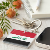 イラク国旗 キーホルダー (正面右)