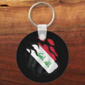 イラク国旗 キーホルダー (正面)