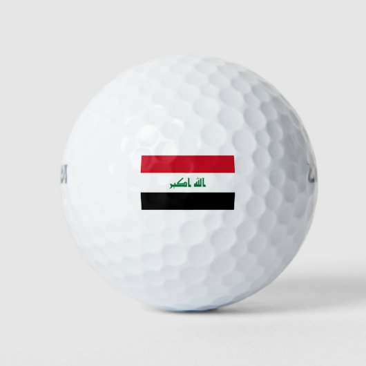 イラク国旗 ゴルフボール (正面)