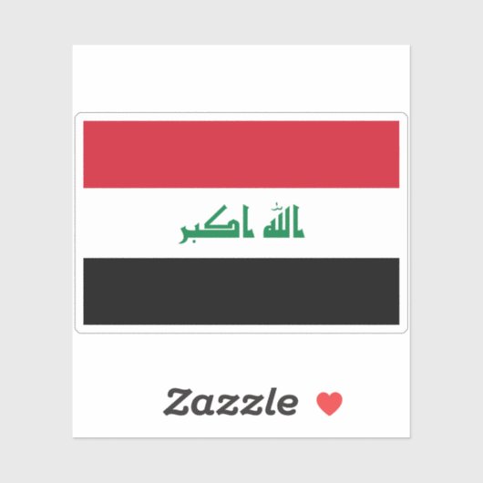 イラク国旗 シール (シート)