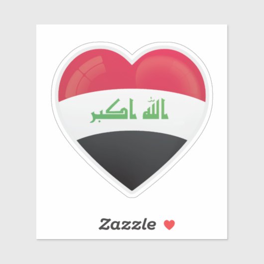 イラク国旗 シール (シート)