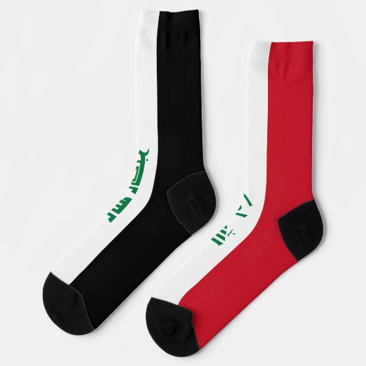 イラク国旗 ソックス (左)