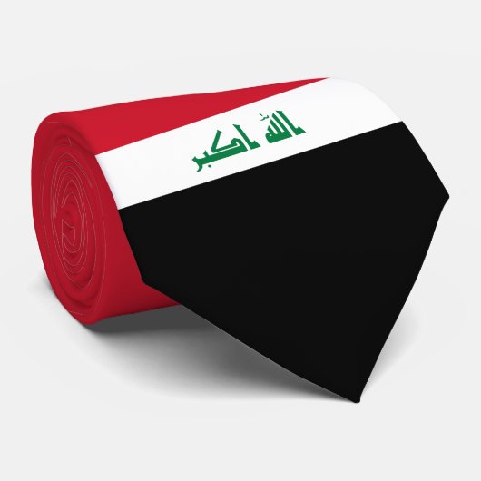 イラク国旗 ネクタイ (ロール)