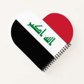 イラク国旗 ノートブック (裏面)