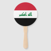 イラク国旗 ハンドファン (裏面)