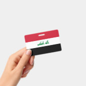 イラク国旗 バッジ (手持ち)