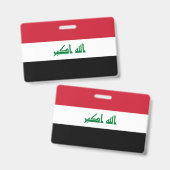 イラク国旗 バッジ (正面＆裏面)