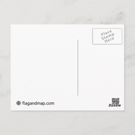 イラク国旗 ポストカード (裏面)