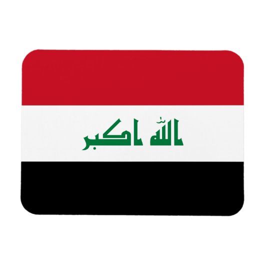 イラク国旗 マグネット (横)