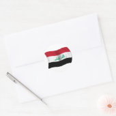 イラク国旗 ラウンドシール (封筒)