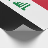 イラク国旗 ラッピングペーパー (角)