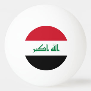 イラク国旗 卓球ボール