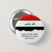 イラク国旗 缶バッジ (正面&裏面)