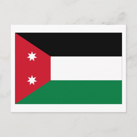 イラク国旗（1924年～1958年） ポストカード (正面)