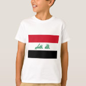 イラク国旗 Tシャツ (正面)