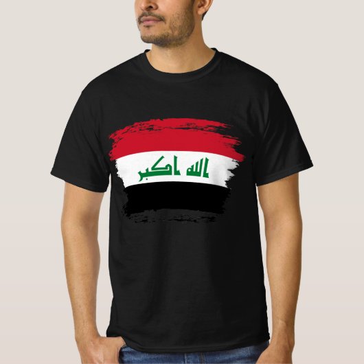 イラク国旗 Tシャツ (正面)