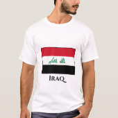 イラク国旗 Tシャツ (正面)