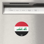 イラク国魅力的族旗 マグネット (インサイチュ (食洗機))