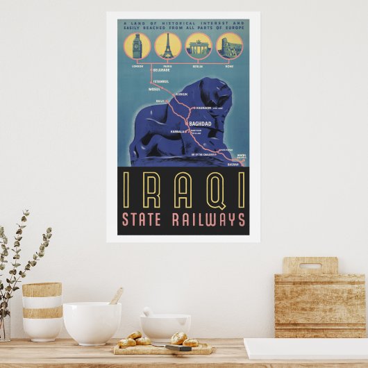 イラク州鉄道 ポスター (キッチン)