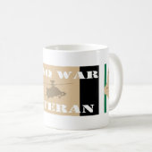 イラク戦争の退役軍人のコーヒーカップ コーヒーマグカップ (正面右)