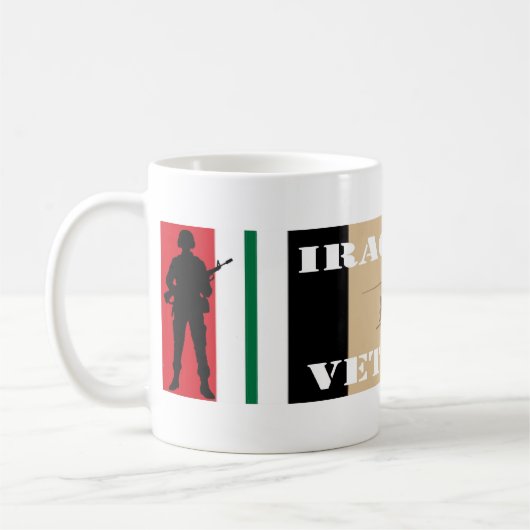 イラク戦争の退役軍人のコーヒーカップ コーヒーマグカップ (左)