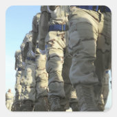 イラク空軍の新兵の行進 スクエアシール (正面)